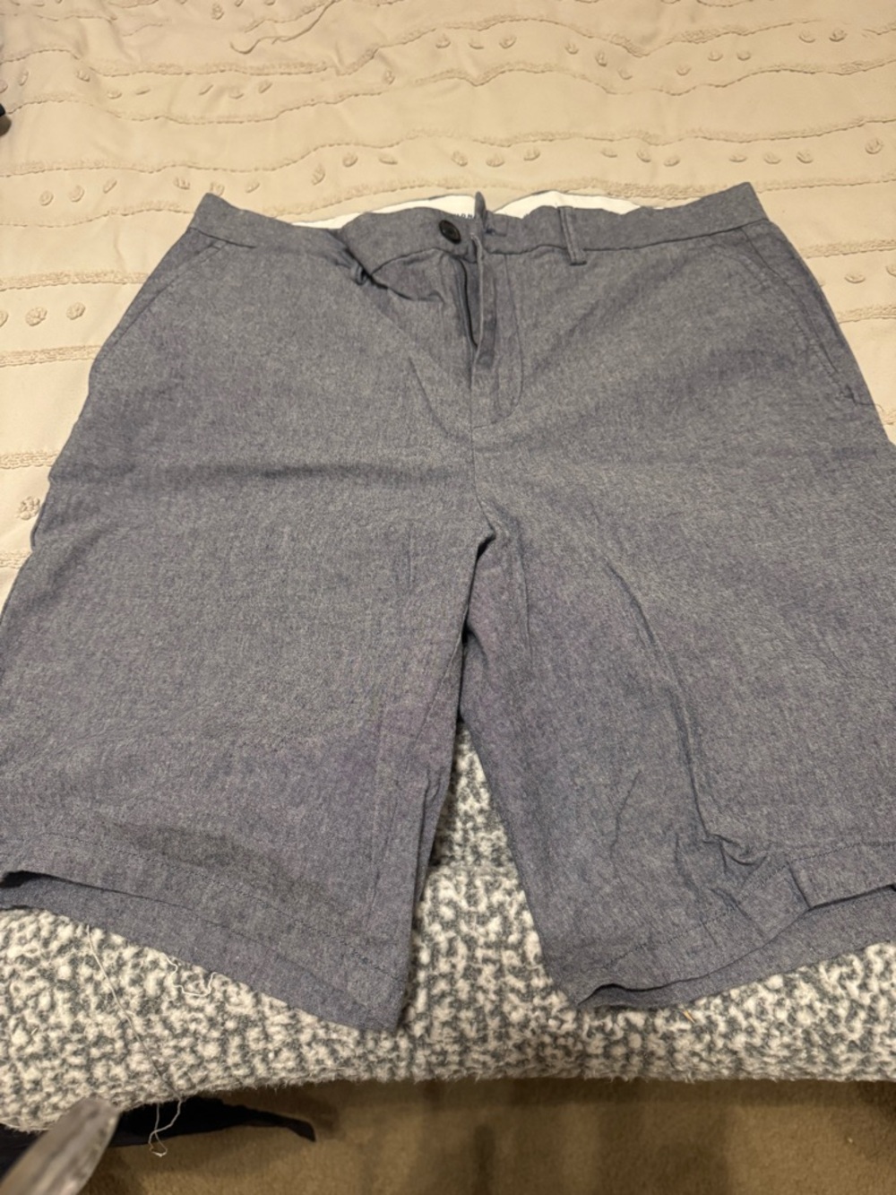 Old Navy Men's Slate Blue Ultimate Slim Shorts